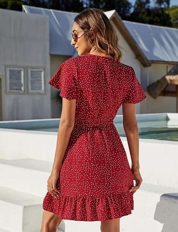 Robe Portefeuille Plissée