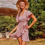 Fluide robe portefeuille