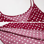 robe à pois en lin