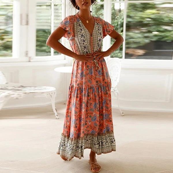 robe allaitement boheme