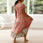 robe allaitement fleurie