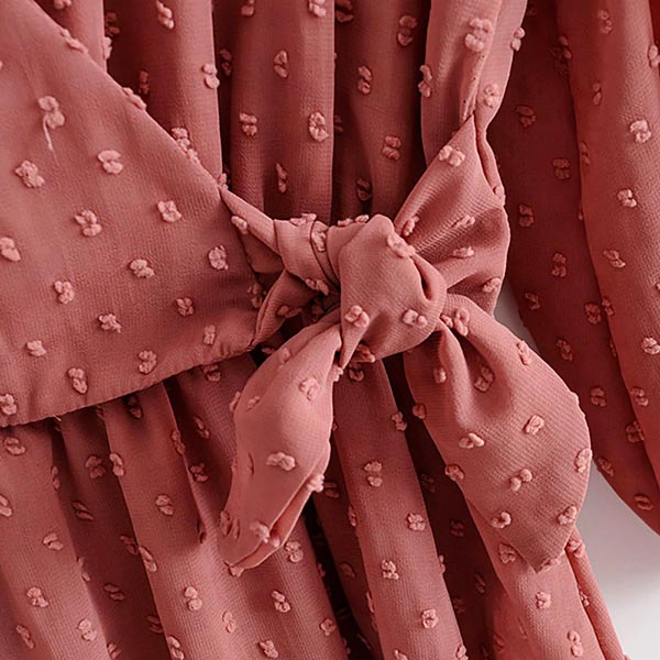 robe asymétrique dentelle