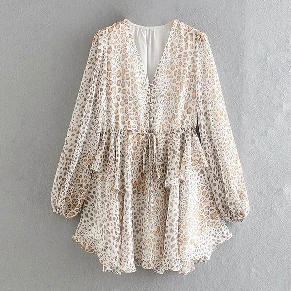 robe avec manche bouffante
