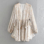 robe avec manche bouffante