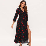 robe avec motif cerise