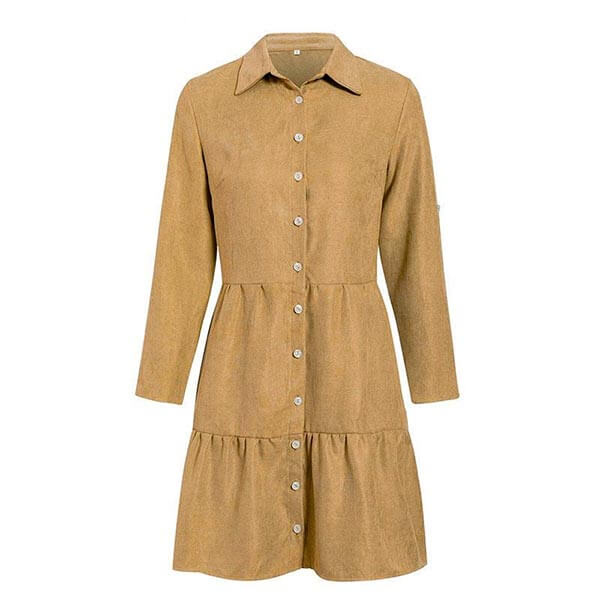 robe beige automne