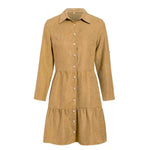 robe beige automne