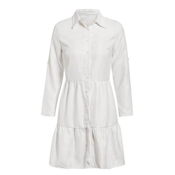 robe blanche automne