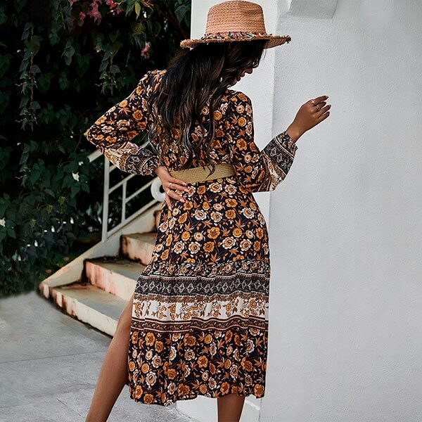 robe boheme africaine