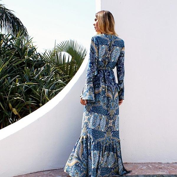 robe boheme hippie longue