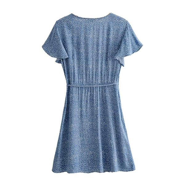 robe cache coeur bleu ciel