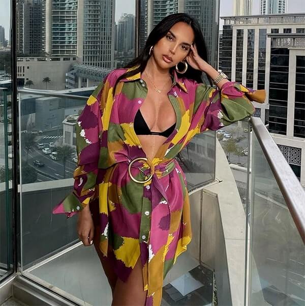 robe cache coeur en pagne