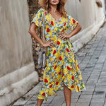 robe cache coeur maternité