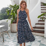 robe cache coeur bleue