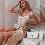 robe caraco beige