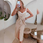 robe caraco fendue