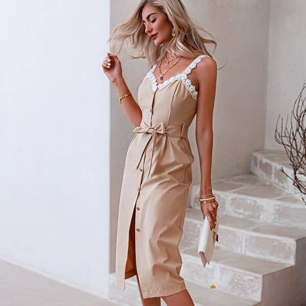 robe caraco noeud