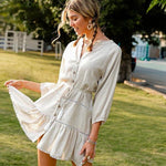 robe champêtre cache coeur