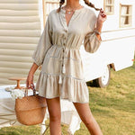 robe champêtre courte