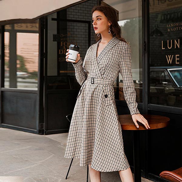 robe chaude hiver femme