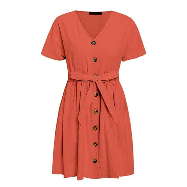 robe chemise ouverte
