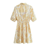 robe chemisier fleurie femme