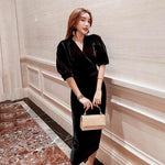 robe crayon velours