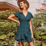 Robe d'été femme portefeuille