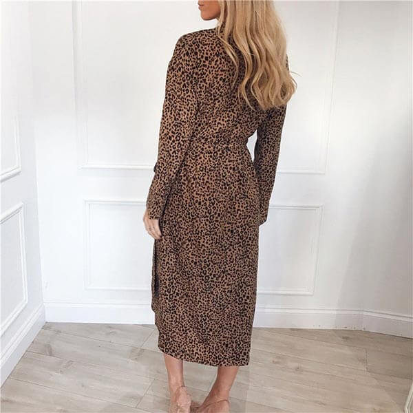 robe de soirée manches longue portefeuille