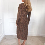 robe de soirée manches longue portefeuille