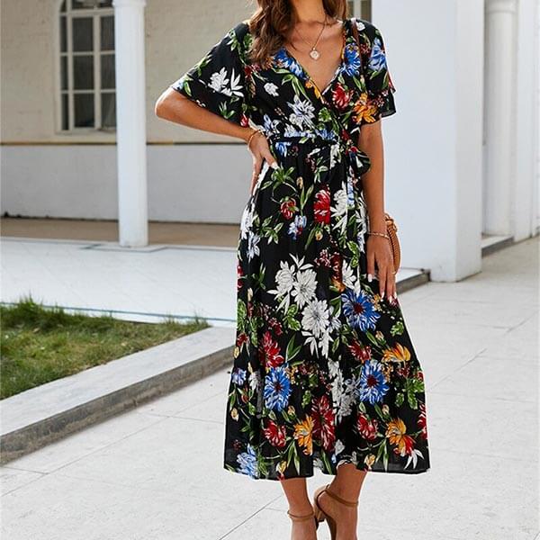 robe en pagne africain