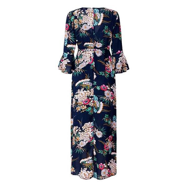 robe fleurie forte poitrine