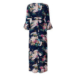robe fleurie forte poitrine