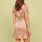 robe florale courte