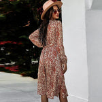 robe imprimée ethnique