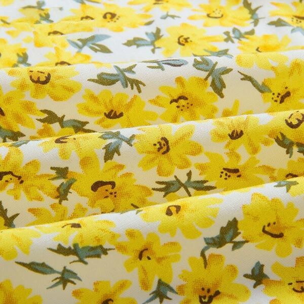 robe jaune fleurie