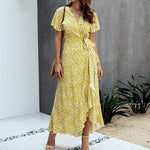 robe jaune portefeuille