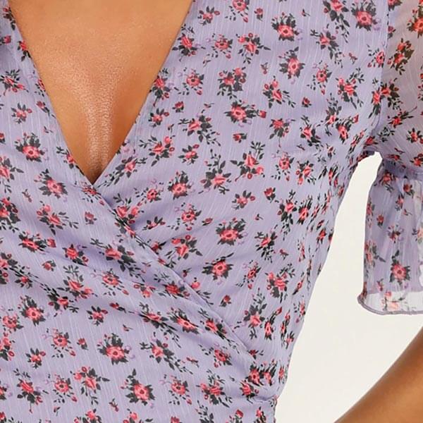 robe lilas portefeuille