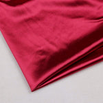 robe longue bordeaux satin