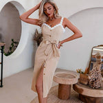 robe longue caraco dentelle