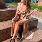 robe longue casual femme