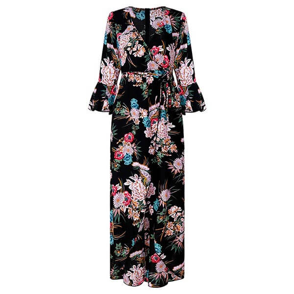 robe longue forte poitrine