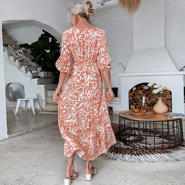robe longue imprimé boheme