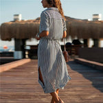 robe longue style chemisier
