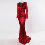 robe longue trompette