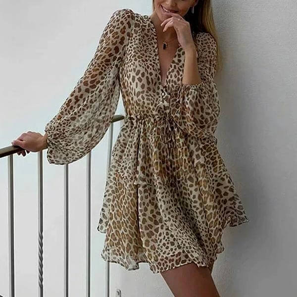 robe manche bouffante transparente