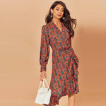 robe manche longue épaulette