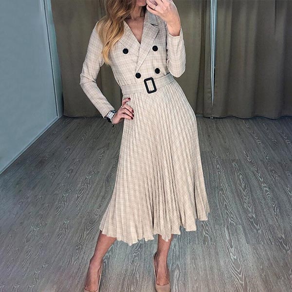 robe manteau habillé