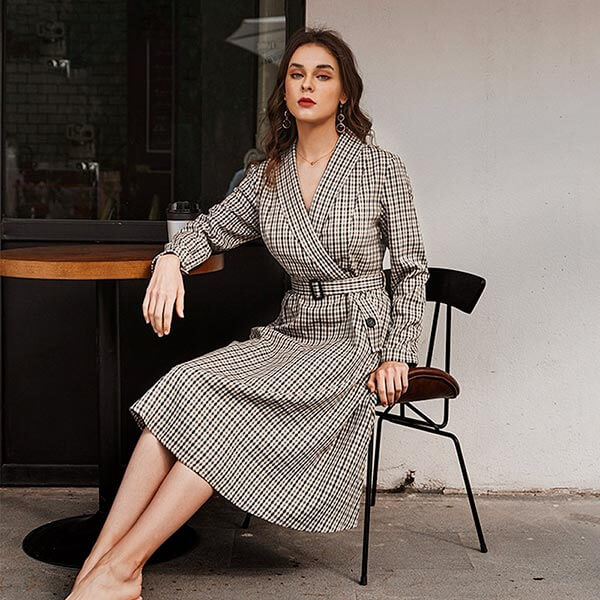robe manteau vintage