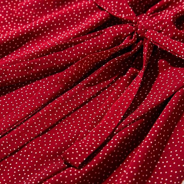 robe mi longue rouge bordeaux